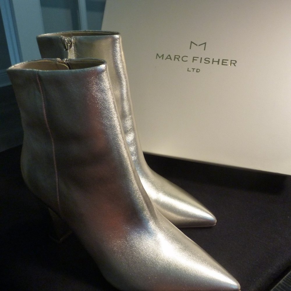 Marc Fisher Women's Boots, Gold, US Size 9.5